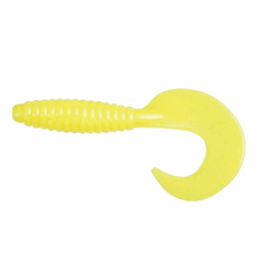 Fladen Single Tail jig 3 gr / 6,5 cm - Hot yellow